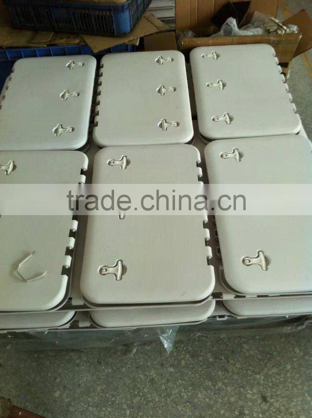 China boat stainless steel round deck plate ,6 inch Screw fixed Deck Plate marine yacht deck plate