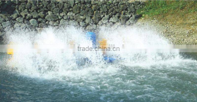 2 impellers 1hp paddle wheel aerator