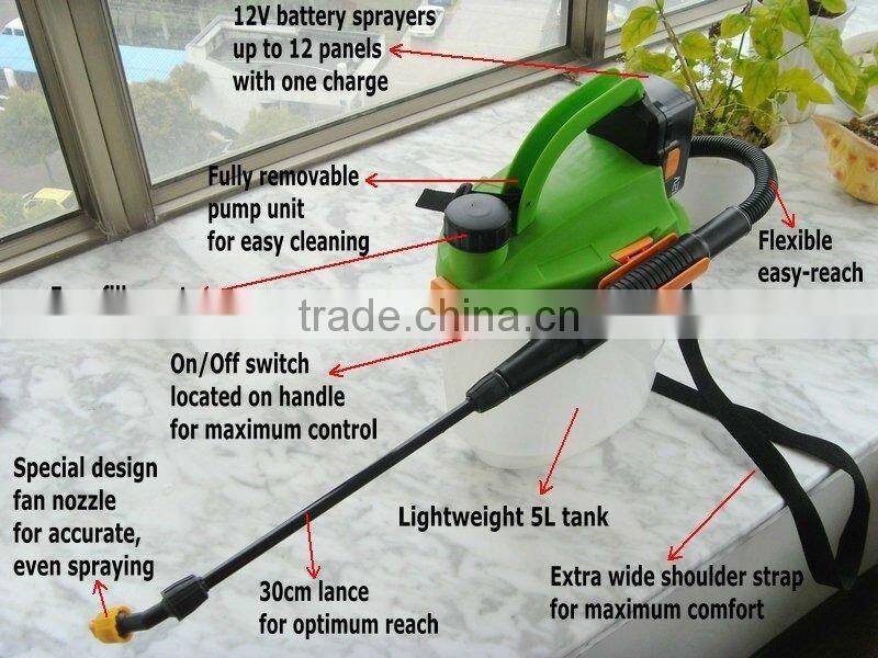 iLOT 5 liter garden battery power sprayer/protable electric sprayer