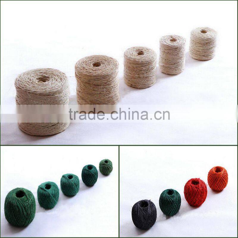 Natural fiber jute twine