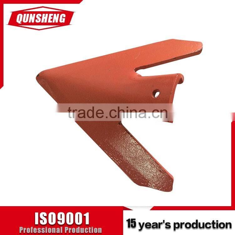 Auxiliary cultivator shovel