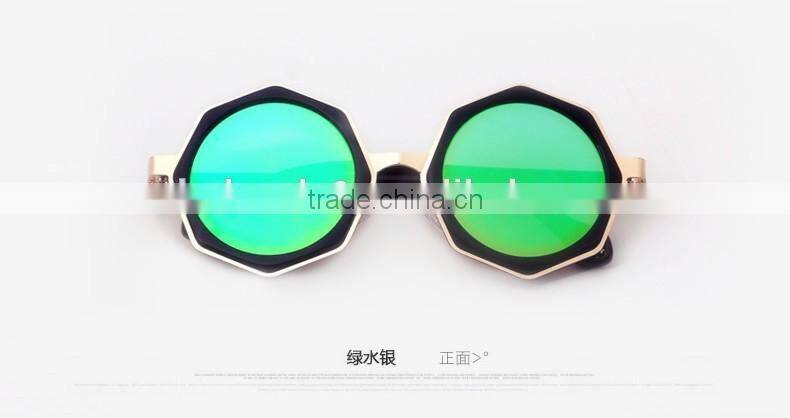 hot sale multilateral sunglasses loving heart temple sun glasses,fashion sunglasses