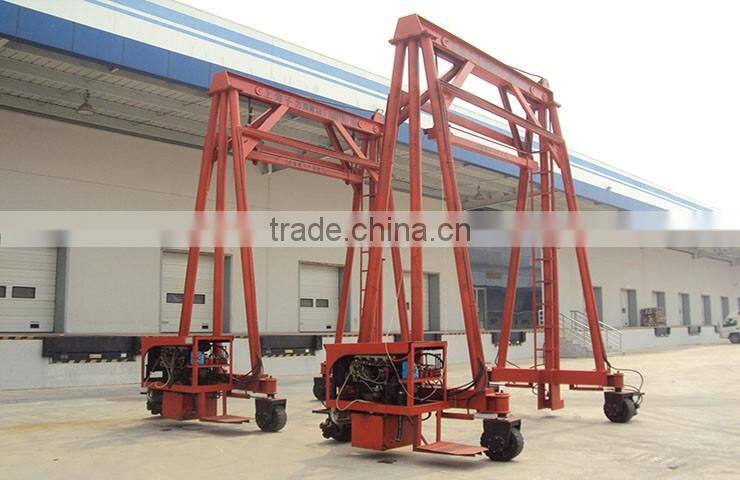 30-40 ton mobile container mast lift crane for seaport transportation