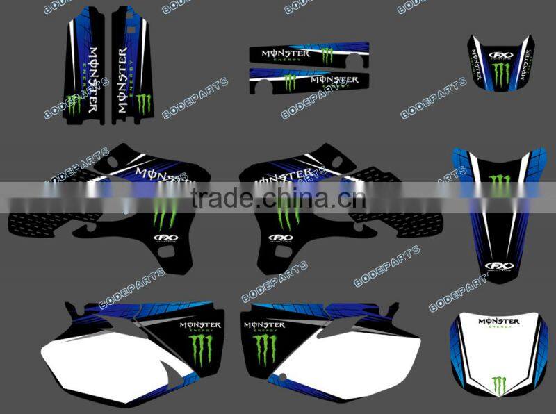 DST0207 New Style TEAM GRAPHICS & BACKGROUNDS DECALS STICKERS Kits fit for YAMAHA YZ250F YZ450F YZF250 YZF450 2003-2005