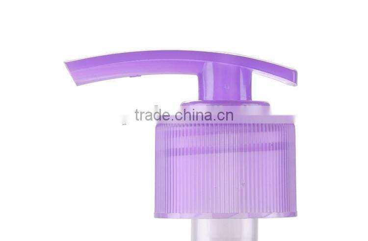 High quality plastic ribbed screw down lotion pump