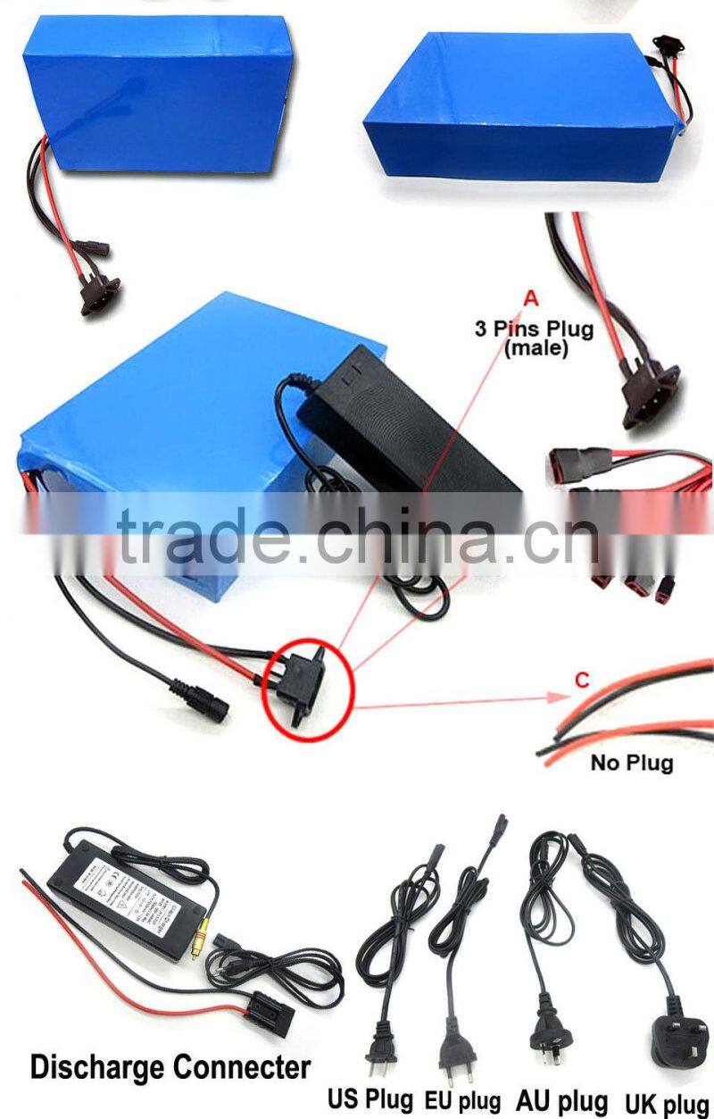 Factory Price OEM 48v 50ah lifepo4 battery pack 48v 12ah lifepo4 battery pack with BMS Charger