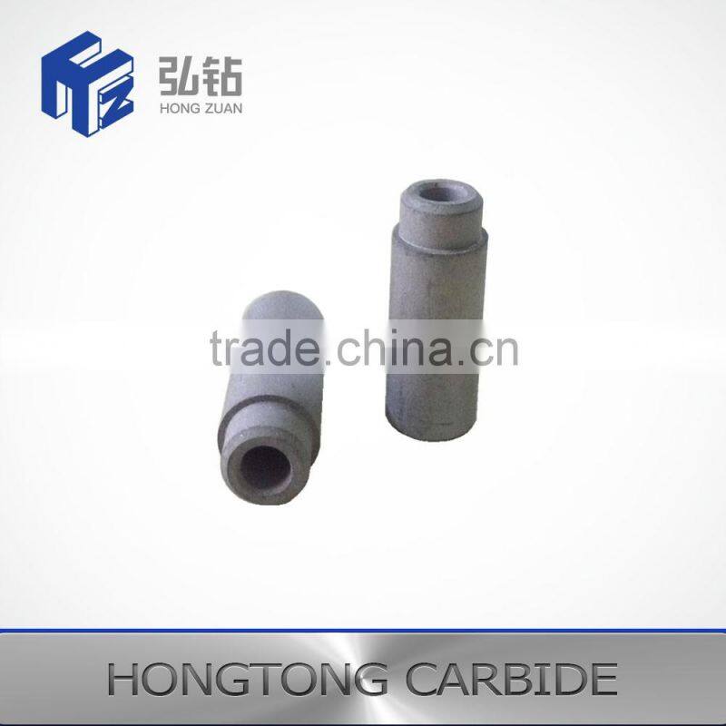 Cemented carbide balst line nozzles used in wear resistant sintered ceramic