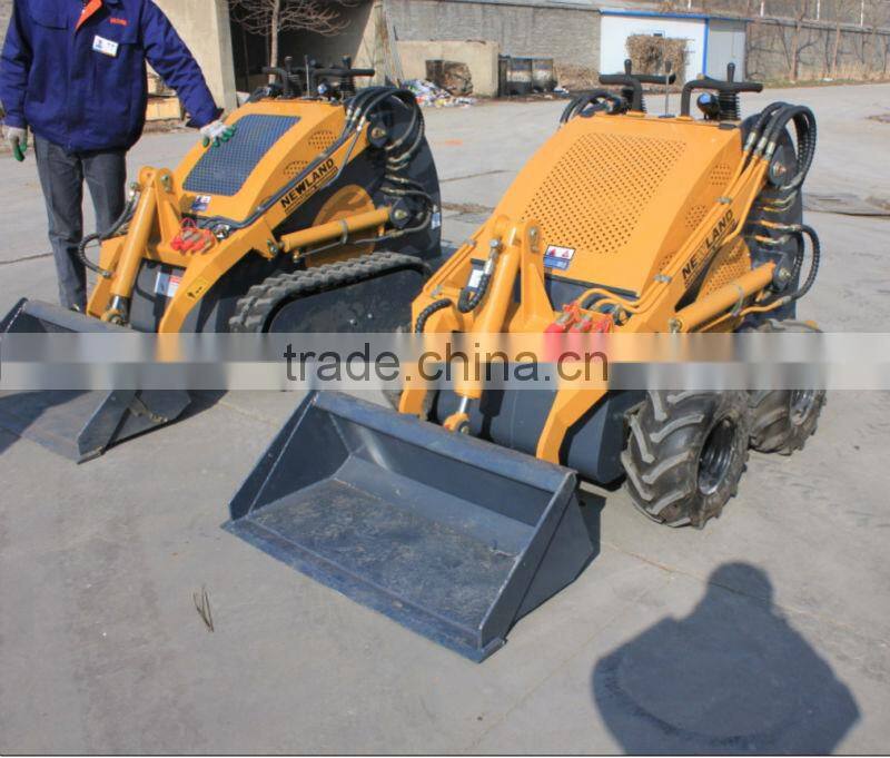 HCN brand W720/W720T mini skid steer wheel loader with B&S engine and 23hp