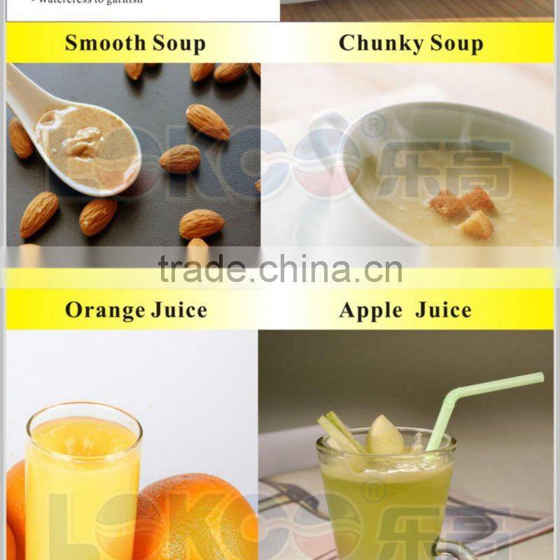 2013 Hot Promotional Soup Maker Blender with recipes,CE approval