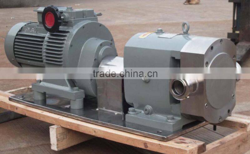 lobe pump for thick food