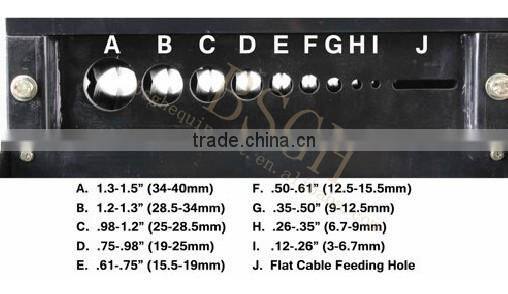 High efficiency automatic scrap copper wire stripping machine/scrap cable stripper