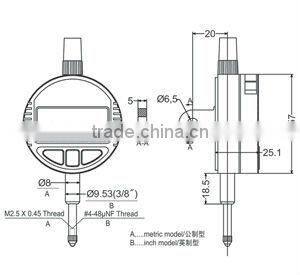 1/2" Micron Digital Indicators