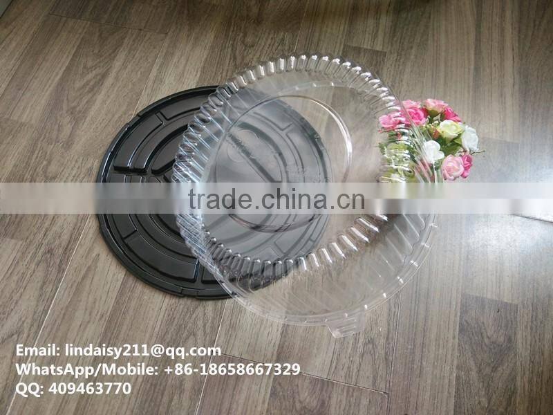 10 inch Disposable Feature and Cake Industrial Use Plastic Cake dome containers, custom LOGO accept