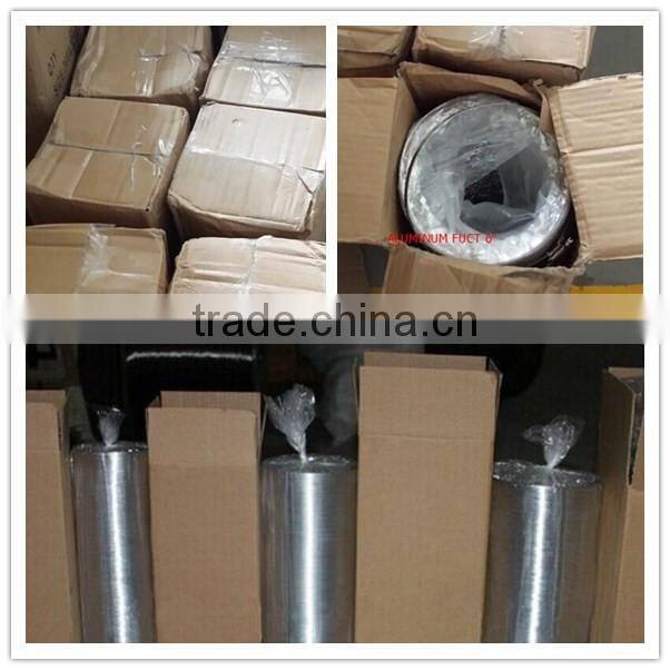 Ventilation 4'5'6'8'10'12 aluminum duct with 2 clamps/air conditional aluminum ducting/ventilation duct