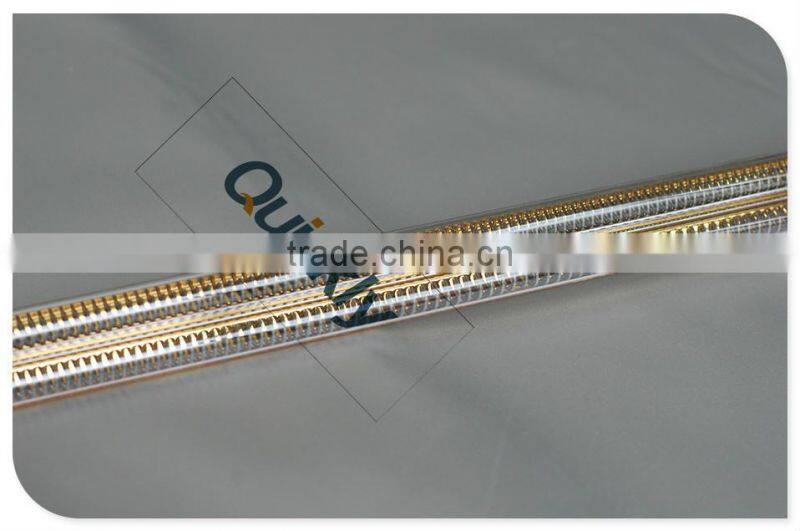 IR quartz gold-coated medium wave twin tubes