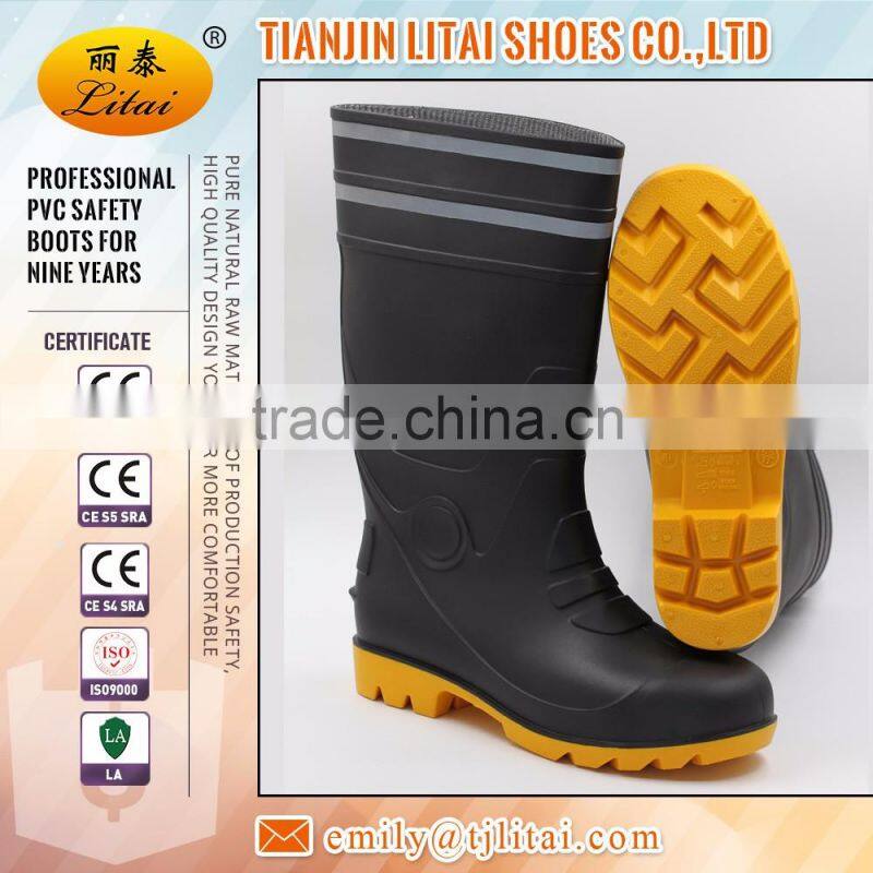 PVC Work Boots Wellington Gumboots PVC Safety Gumboots