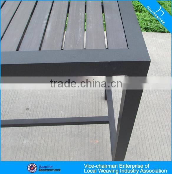 Outdoor PS wood plate high table 2707-5