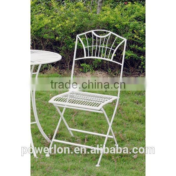 Stylish Wedding Dec French Patio Set Small KD Table 2 Chairs