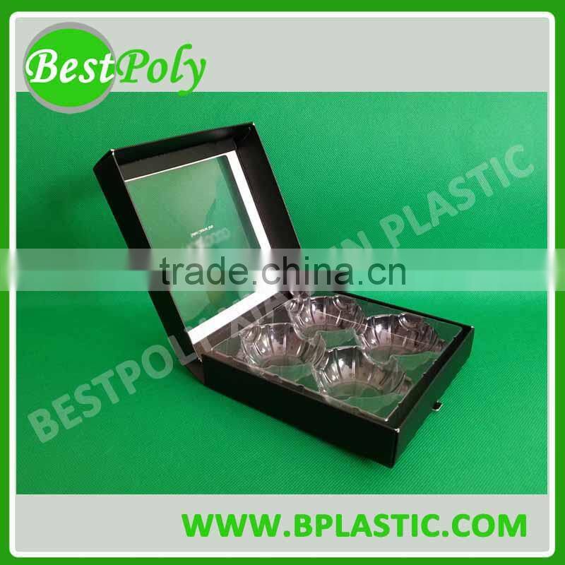 Paper Packaging Box for Macarons, Egg Tart, Chocolates, Paper Window Box, Paper Drawer Box