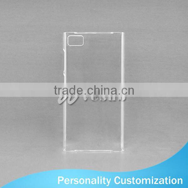 Wholesale Custom Design Light Weight Bulk 3D Clear Blank Sublimation Plastic Mobile Phone Case For Huawei P8