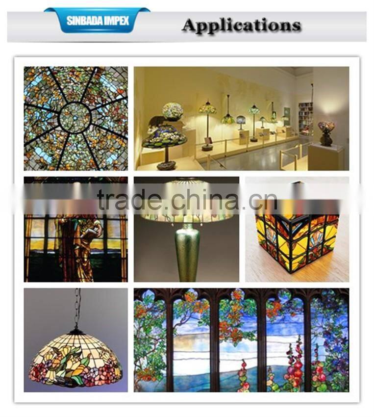 Chinese stained glass used for door