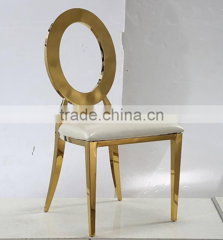 Wedding furniture Royal rose gold throne chair for wedding