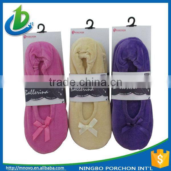 Trade assurance softy confortable velvet ballet dance ballet shoes