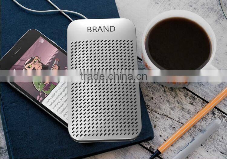 Multi-function mobile power Portable Speaker Super-thin safe polymer batteries Bluetooth stereo mini charging treasure Speaker