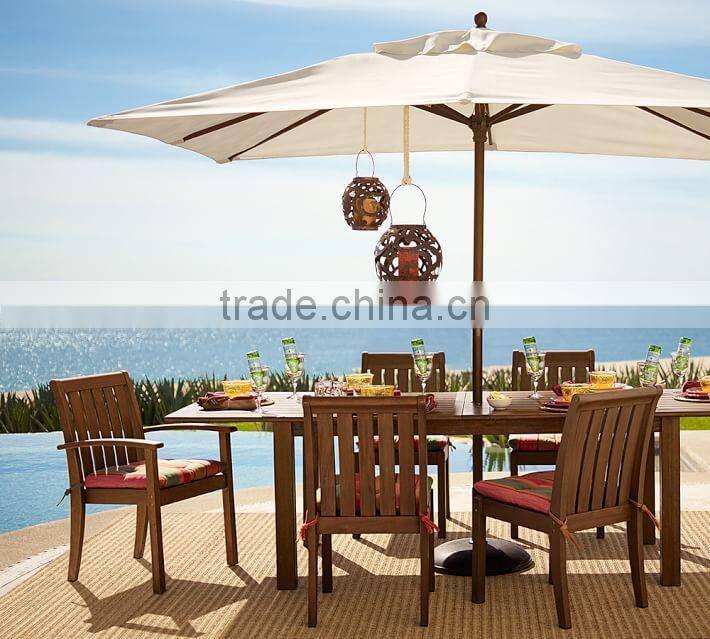Teak wood table chair designs malaysian wood dining table sets with umbrella