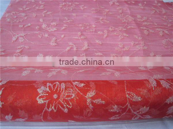 Cheap Organza Teal Table Cloth/Runner