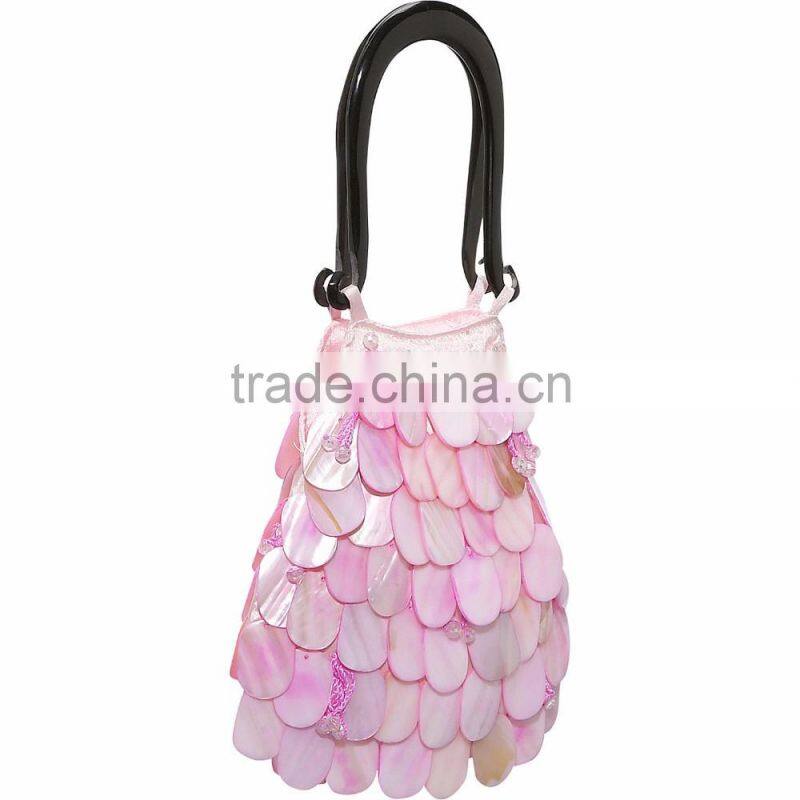 High quality best selling Bamboo Leaf Shell (Horn) Evening Bag from vietnam