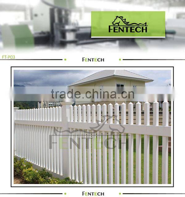 decorative vinyl fencing square picket