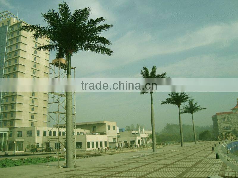 Top fake fiber glass palm tree indoor and outdoor decoration artificial outdoor palm trees