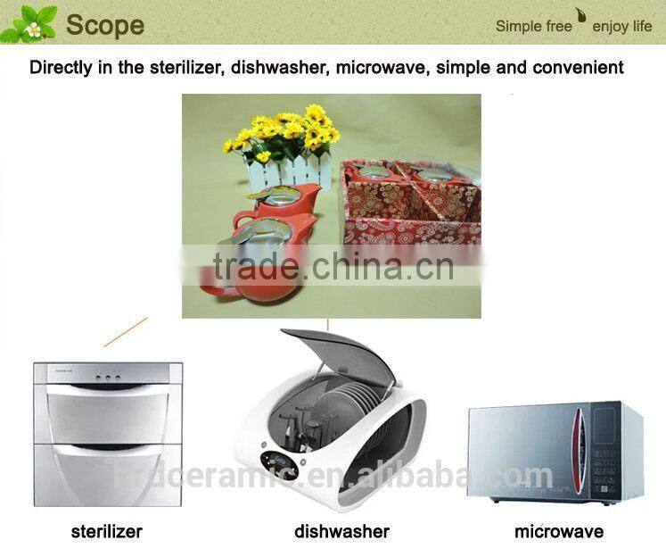 hotel & restaurant used ceramic tea pot and ceramic coffee pot