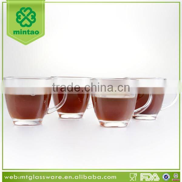 classical cheap glass coffee mugs