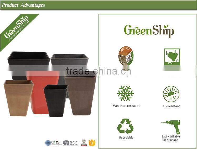 20-40cm Durable Wholesale Square metal planter