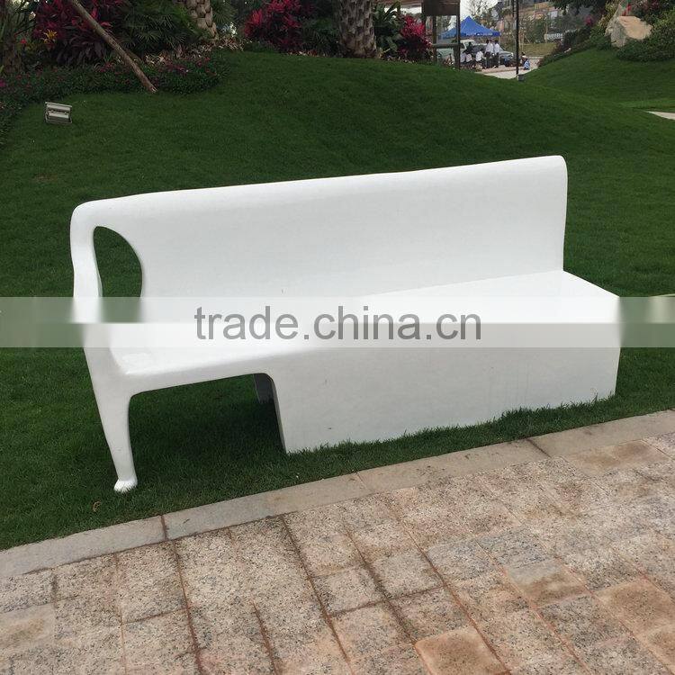 Outdoor fiberglass garden chair