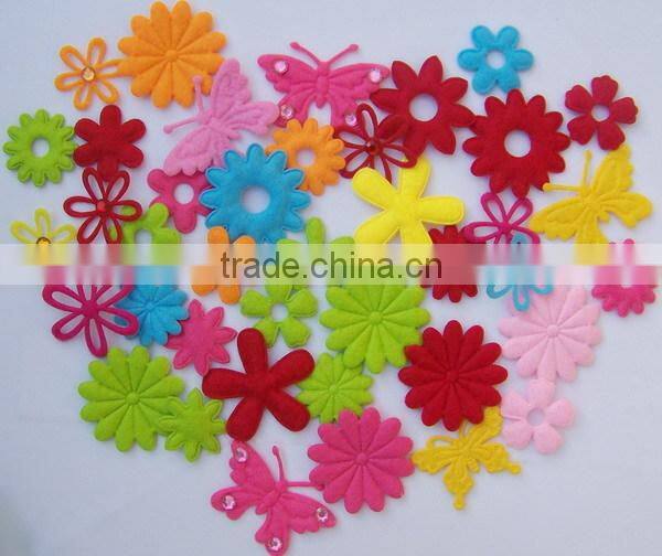 made in china hot new products for 2017 china supplier wholesale alibaba website handmade die cut shapes felt flower for diy
