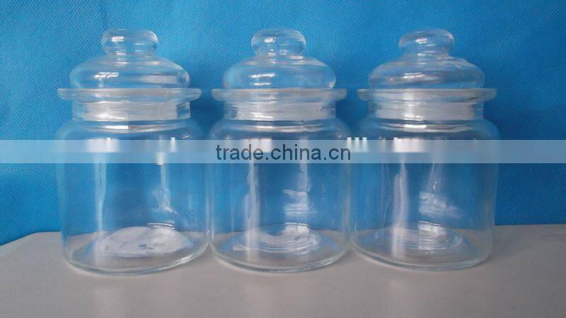 290ml creative design glass candle candy jar