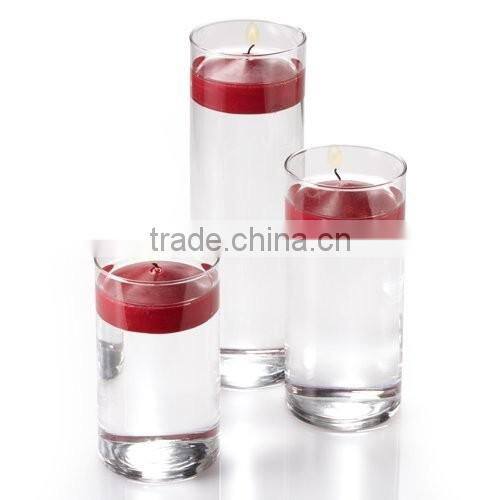 Simple Candleholders Glass Cylinder Vase For Home Decor