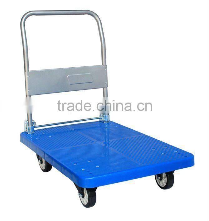 lisheng LS7010 plastic hand cart,platform truck,flat cart,push cart