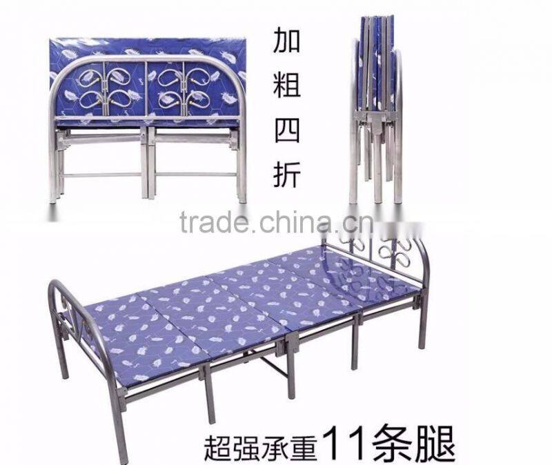 Top brand wrought iron bed cheap army folding bed india