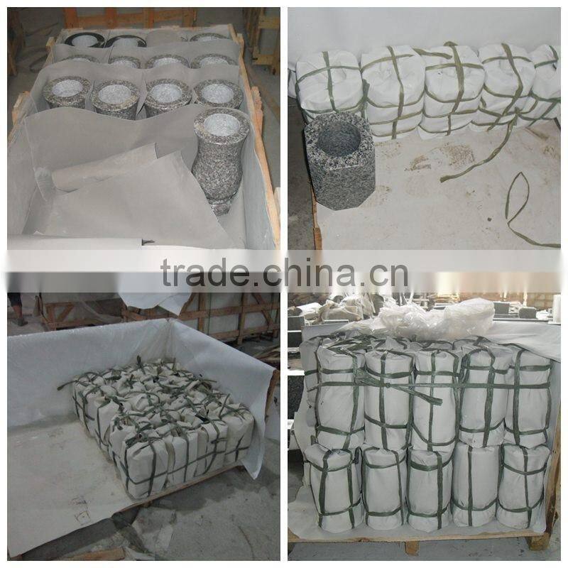 Cheap granite Vases Tombstone Flower Granite Vases For Gravestone