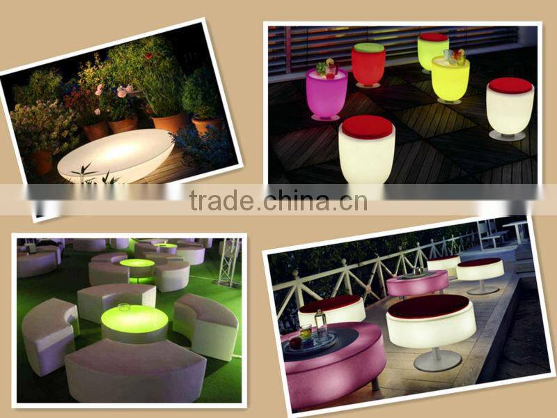 RGB LED Coffee Table/folding coffee table/ led coffee table YM-LCT6060105