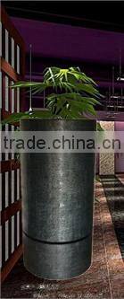 diameter 90cm big size candle shape fiber glass water fountain