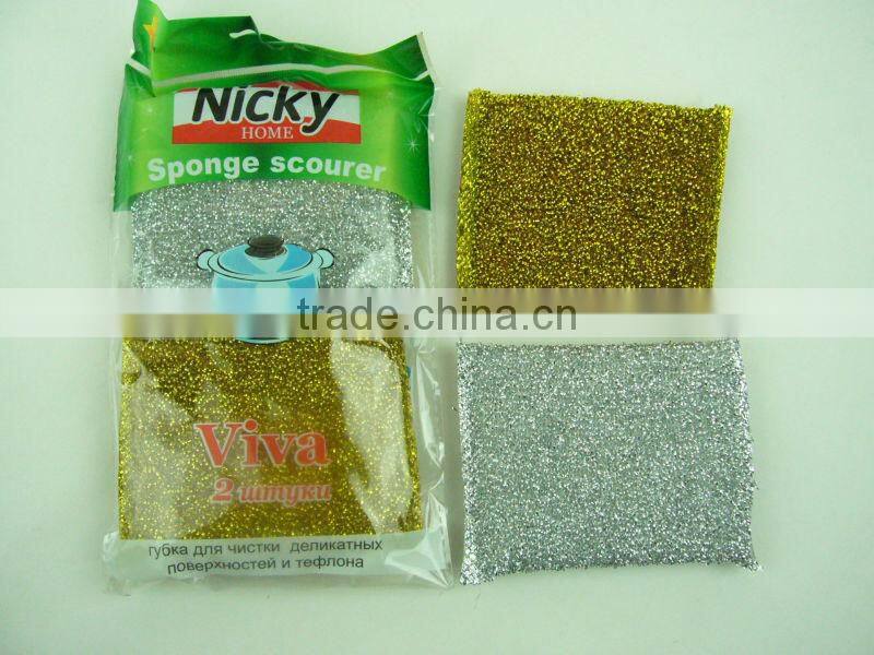 2pcs sponge scouring