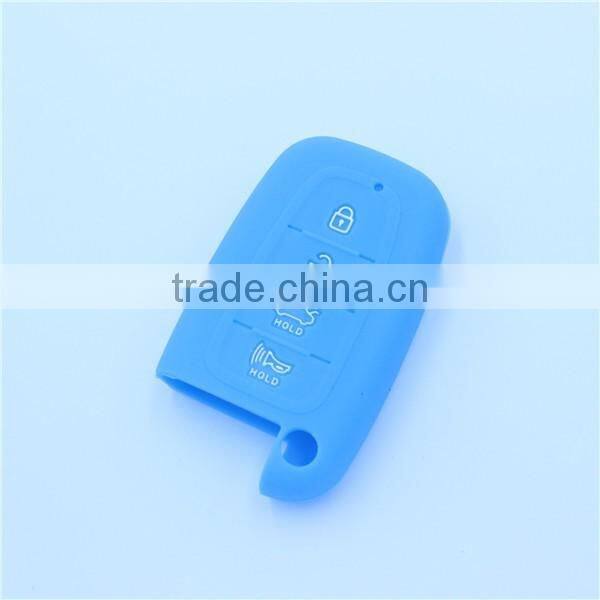 Silicone rubber key shell, key cover for hyundai MISTRA 4 buttons