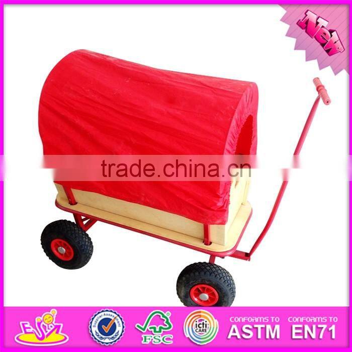2016 new fashion baby wooden carriage W16A026