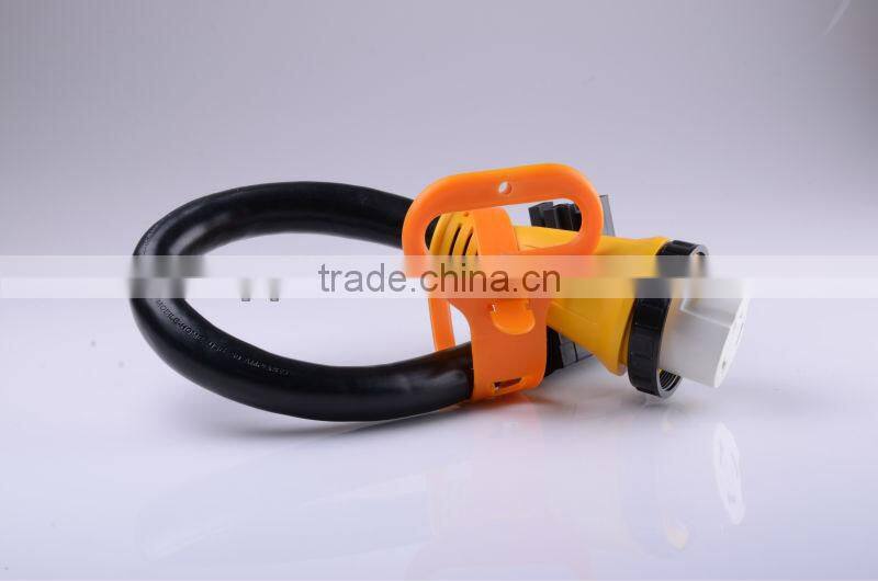 S80219 30AMP Marine Extension cord/Regular Plug Recreational vechile power cord RV cord-25FT