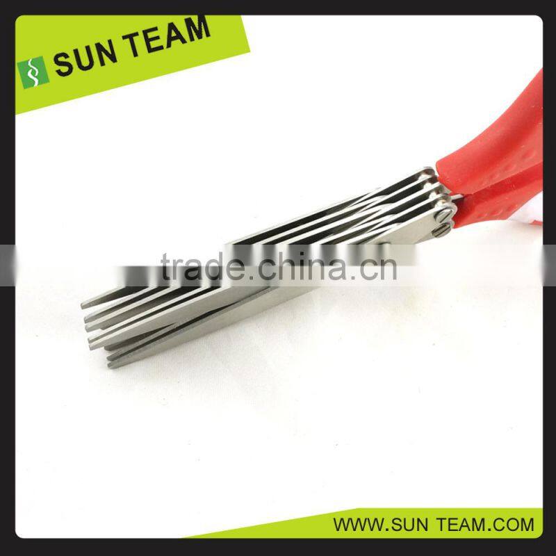 SK089 8" 5 layers popular design kitchen & herb scissors